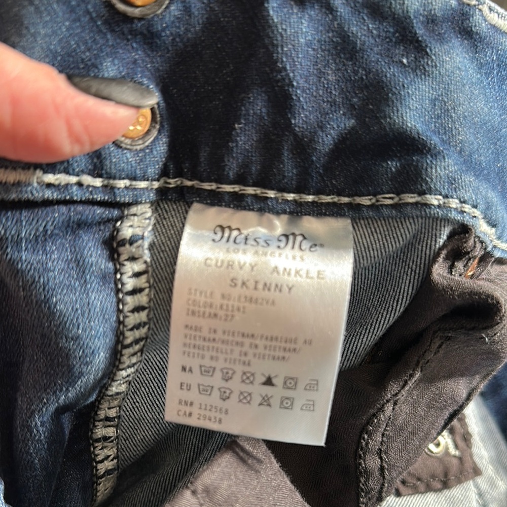 Miss Me Women's Blue Skinny Jeans